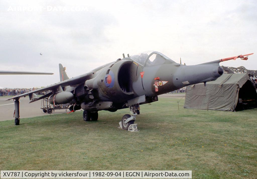 XV787, 1970 Hawker Siddeley Harrier GR.3 C/N 712037, Royal Air Force. Operated by 1 Squadron, coded '02'.