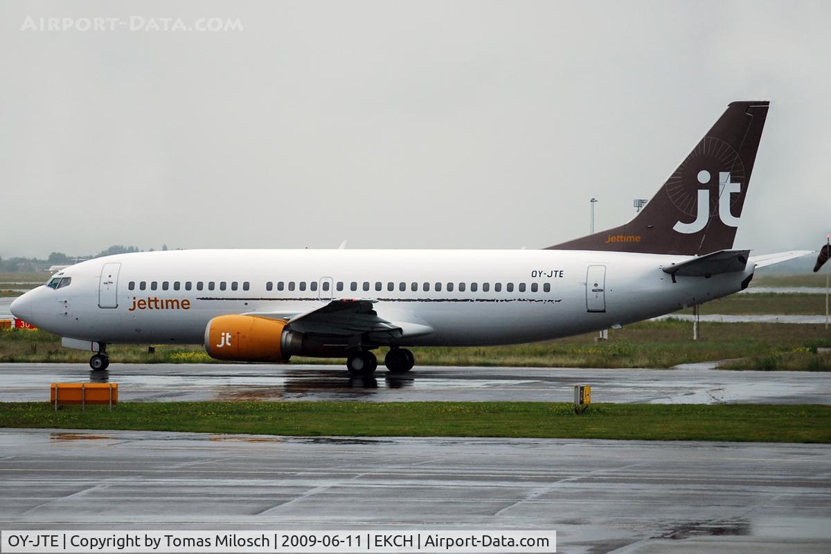 OY-JTE, 1995 Boeing 737-3L9 C/N 27834, Jettime