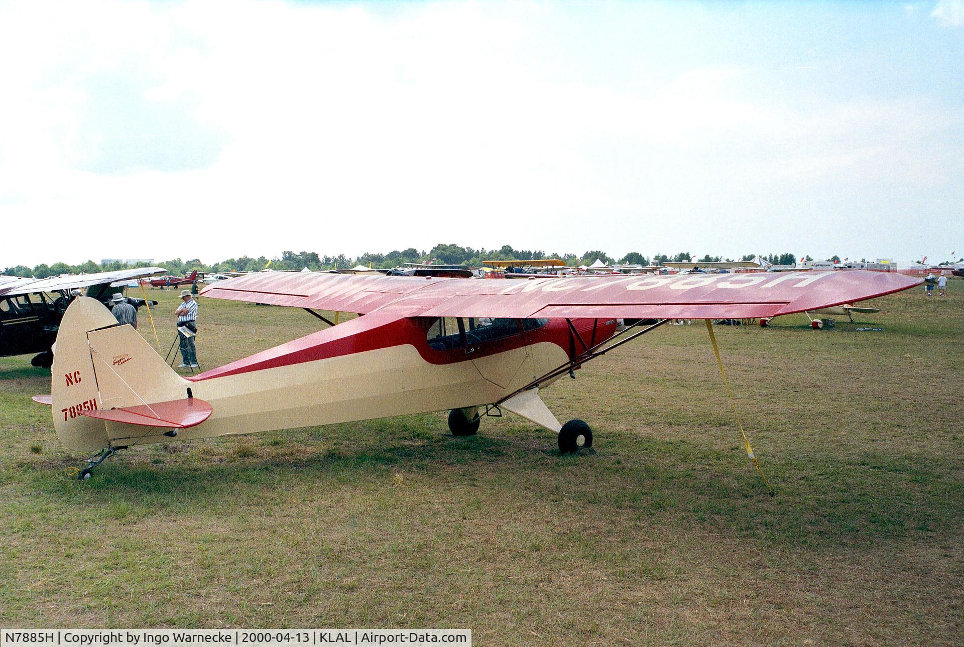 N7885H, 1946 Piper PA-12 Super Cruiser C/N 12-788, Piper PA-12 at Sun 'n Fun 2000, Lakeland FL