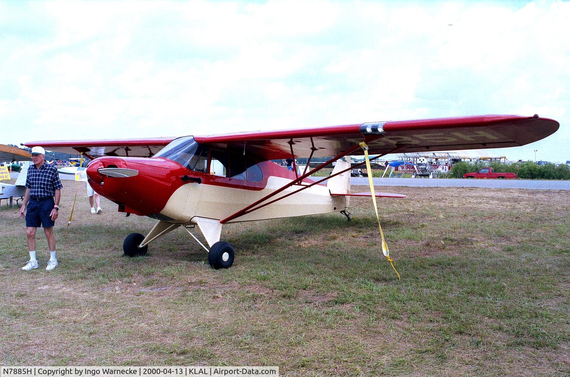 N7885H, 1946 Piper PA-12 Super Cruiser C/N 12-788, Piper PA-12 at Sun 'n Fun 2000, Lakeland FL