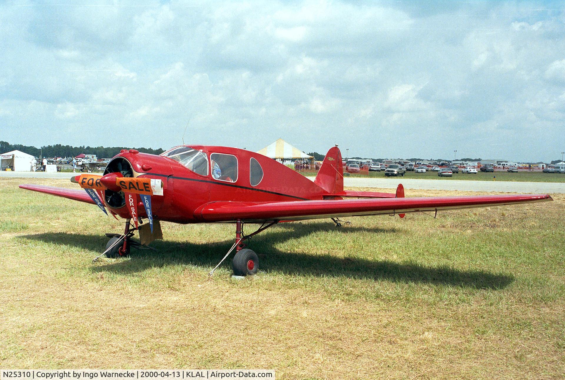 N25310, 1939 Bellanca 14-9 C/N 1032, Bellanca 14-9 at Sun 'n Fun 2000, Lakeland FL