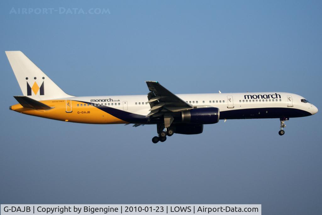 G-DAJB, 1987 Boeing 757-2T7 C/N 23770, Monarch Airlines