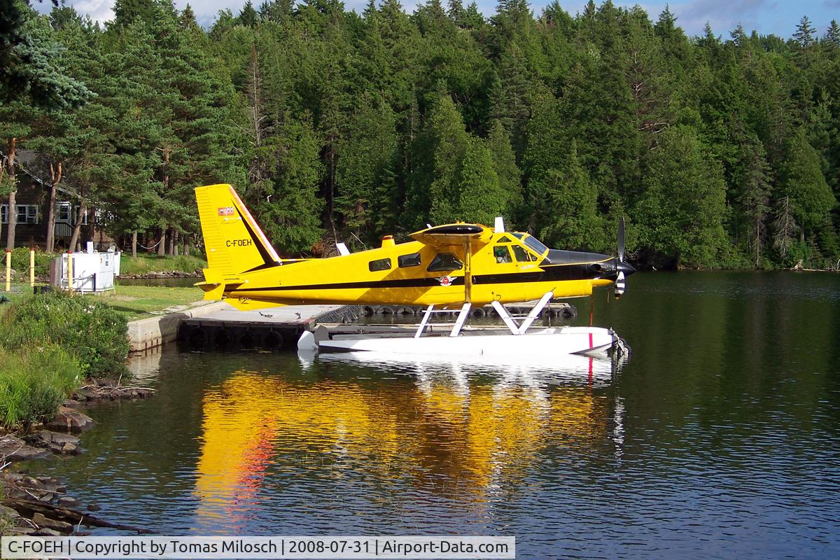 C-FOEH, 1966 De Havilland Canada DHC-2 Turbo Beaver Mk.3 C/N 1644TB24, Smoke Lake in Algonquin Provincial Park