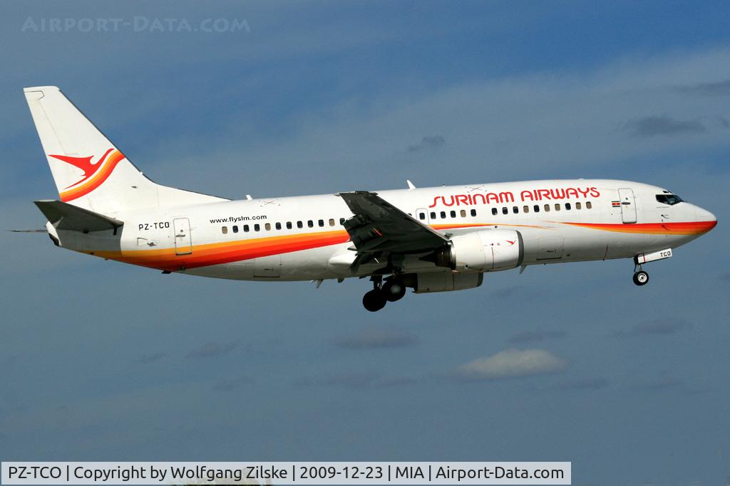 PZ-TCO, 1997 Boeing 737-36N C/N 28669, visitor