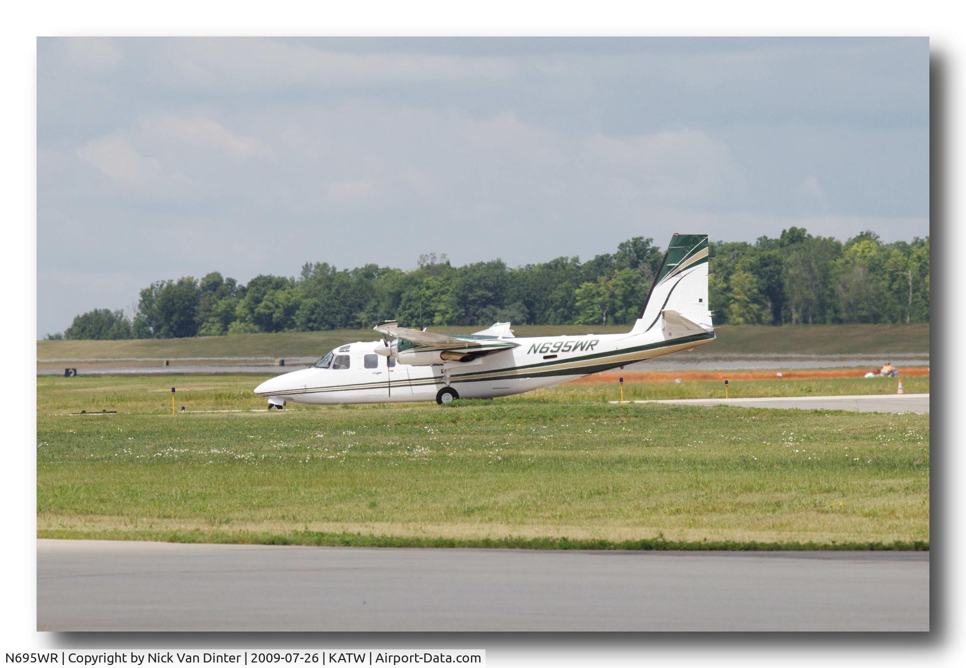 N695WR, 1980 Rockwell International 695 C/N 95015, At Appleton For EAA