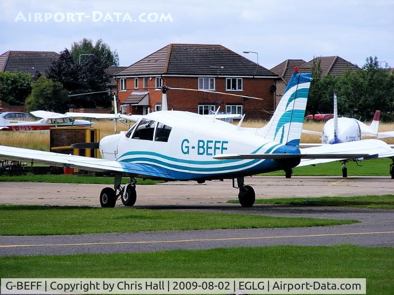 G-BEFF, 1973 Piper PA-28-140 Cherokee F C/N 28-7325228, East Herts Flying School