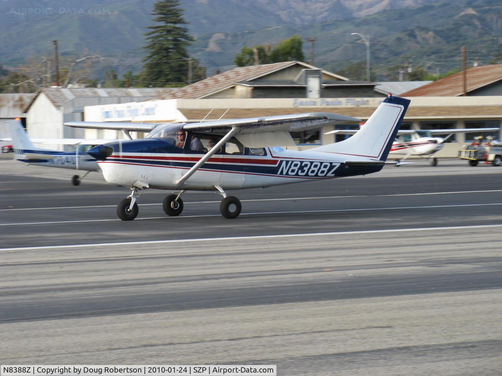 N8388Z, 1963 Cessna 210-5 C/N 205-0388, 1963 Cessna 210-5 (205) UTILINE (fixed gear version of 210C) Continental IO-470-E 260 Hp, landing roll rwy 22