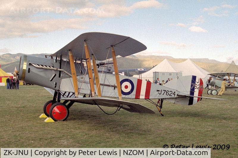 ZK-JNU, 1992 Bristol F.2B Replica C/N E.R.S. 2, Omaka Collection Ltd., Wellington