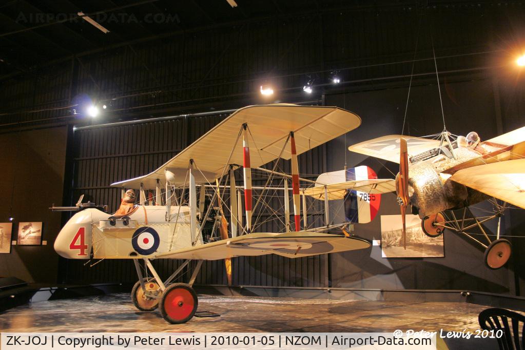 ZK-JOJ, Airco DH-2 Replica C/N 100, The Vintage Aviator Ltd., Wellington