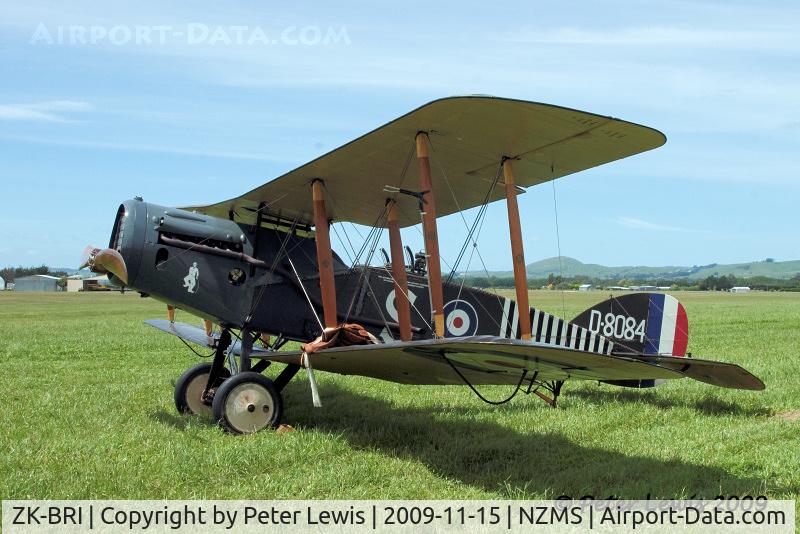 ZK-BRI, 1932 Bristol F.2B Fighter C/N 7434, The Vintage Aviator Ltd., Wellington