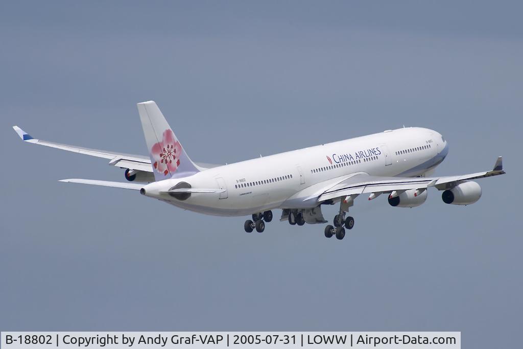 B-18802, 2001 Airbus A340-313X C/N 406, China Airlines A340-300