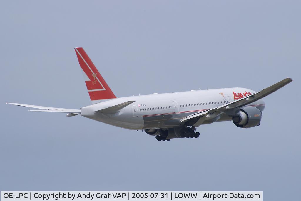 OE-LPC, 2002 Boeing 777-2Z9/ER C/N 29313, Lauda Air 777-200