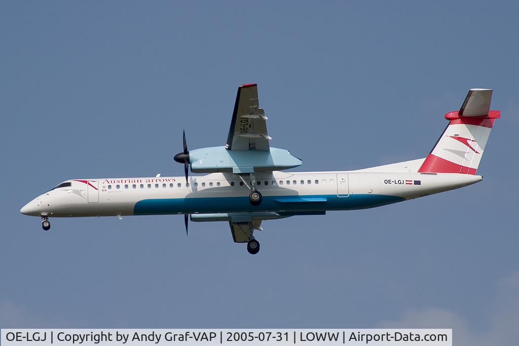 OE-LGJ, 2005 De Havilland Canada DHC-8-402Q Dash 8 C/N 4104, Austrian Arrows DHC 8-400