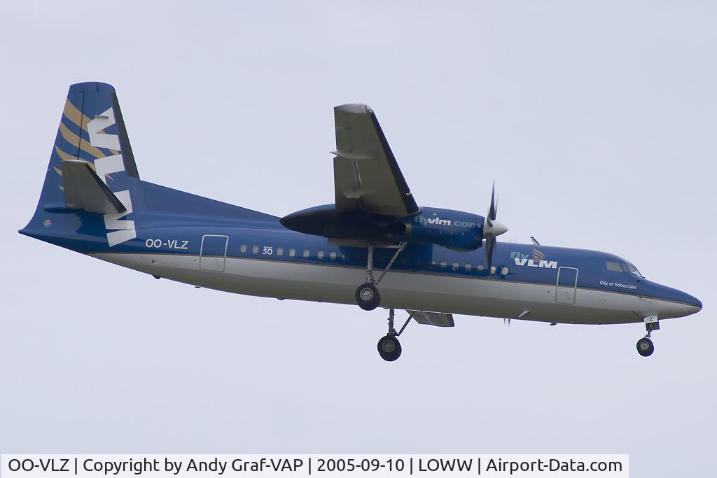 OO-VLZ, 1992 Fokker 50 C/N 20264, VLM F50