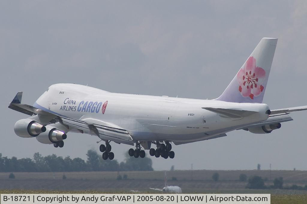 B-18721, 2005 Boeing 747-409F/SCD C/N 33738, China Airlines 747-400