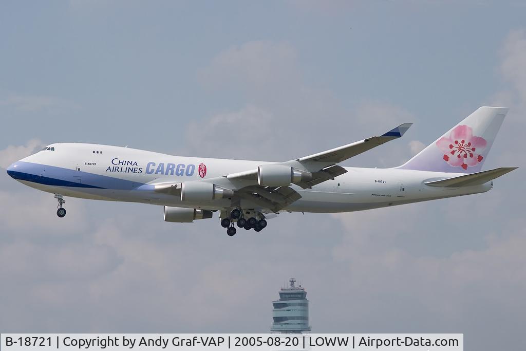 B-18721, 2005 Boeing 747-409F/SCD C/N 33738, China Airlines 747-400