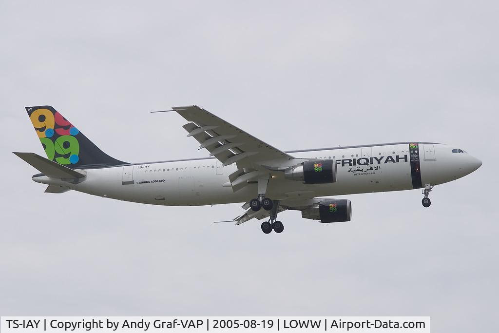 TS-IAY, 1985 Airbus A300B4-620 C/N 354, Afriqiaah A300-600