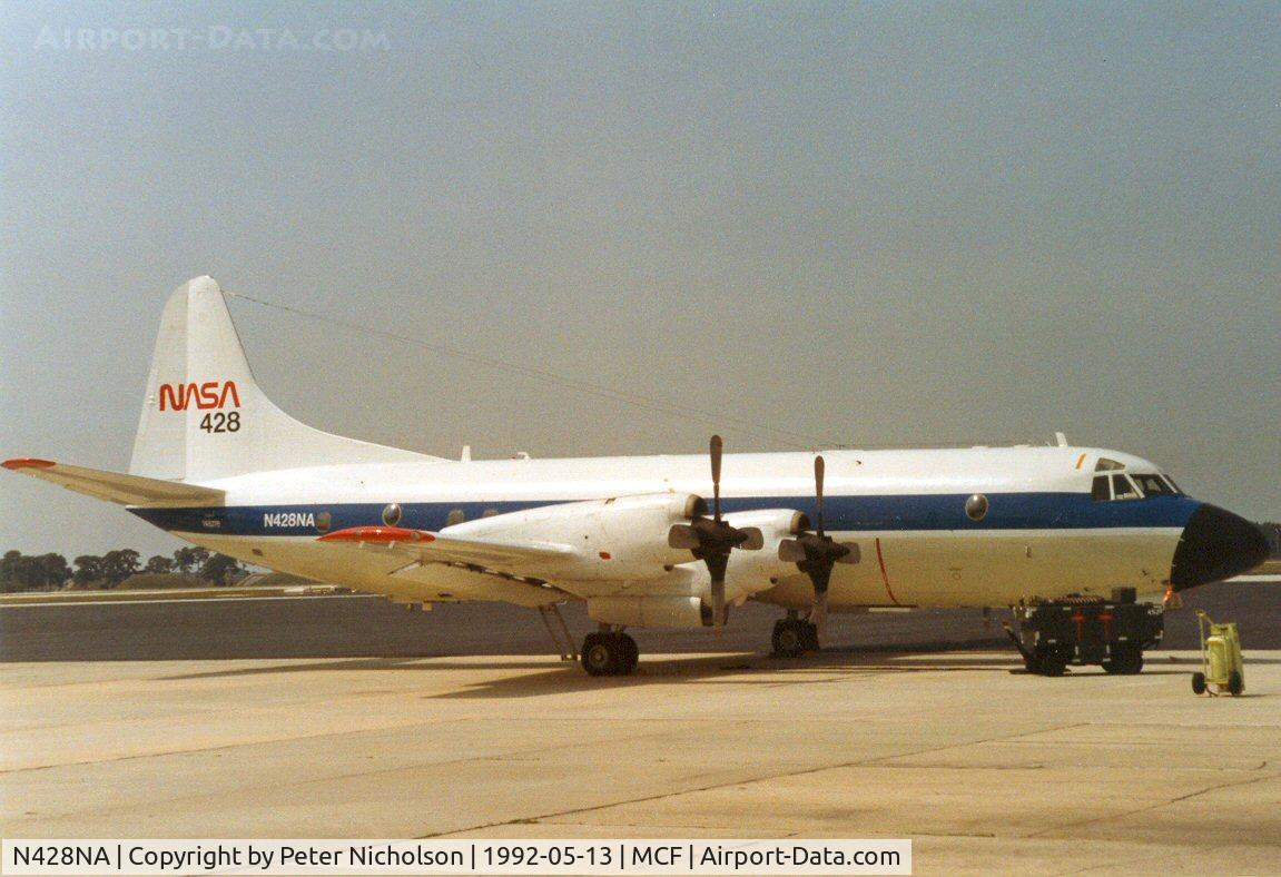 N428NA, Lockheed NP-3A C/N 148276, NASA's NP-3A Orion seen at MacDill AFB in May 1992.