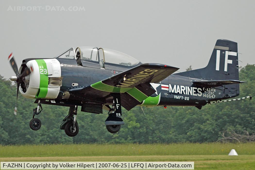 F-AZHN, North American T-28C Trojan Trojan C/N 226-124, at lffq