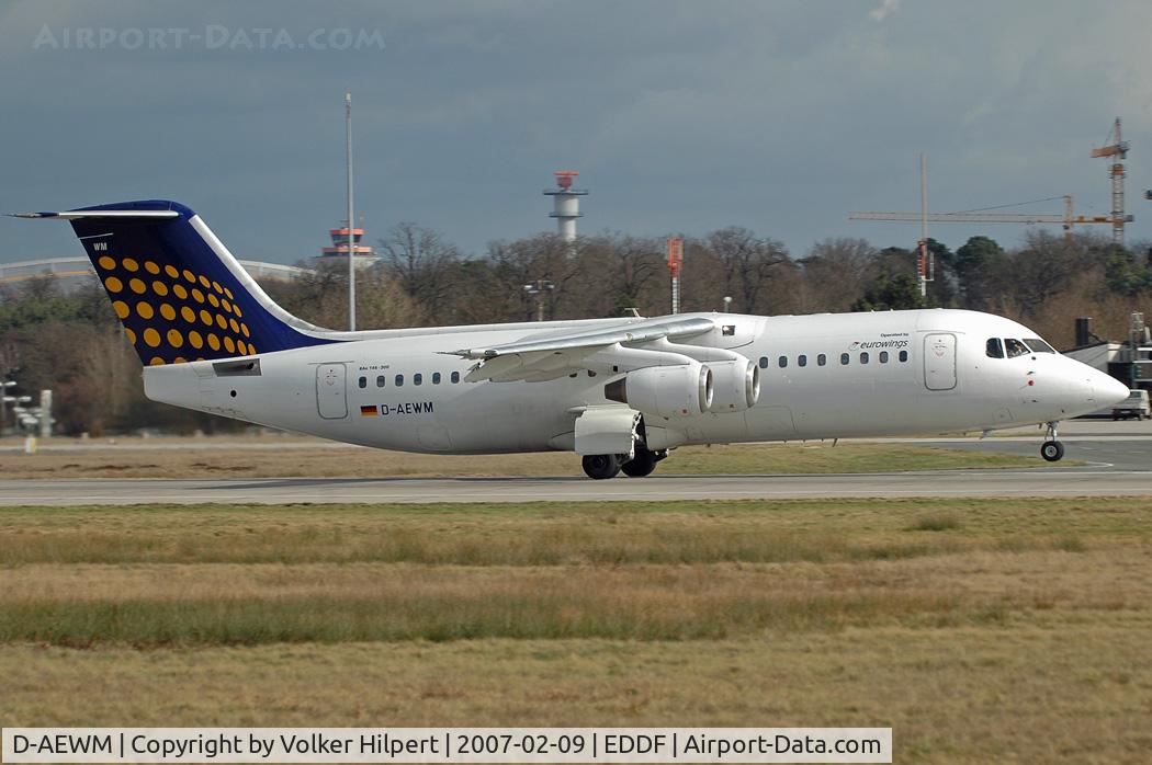D-AEWM, 1989 British Aerospace BAe.146-300 C/N E3125, at fra