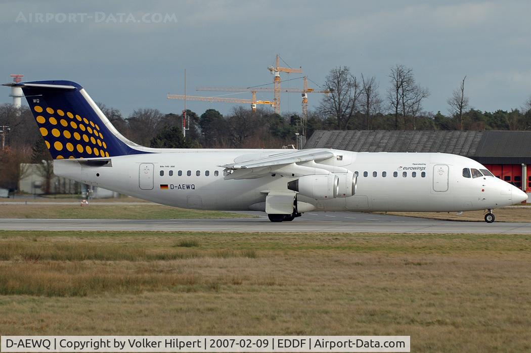 D-AEWQ, 1991 British Aerospace BAe.146-300 C/N E3203, at fra
