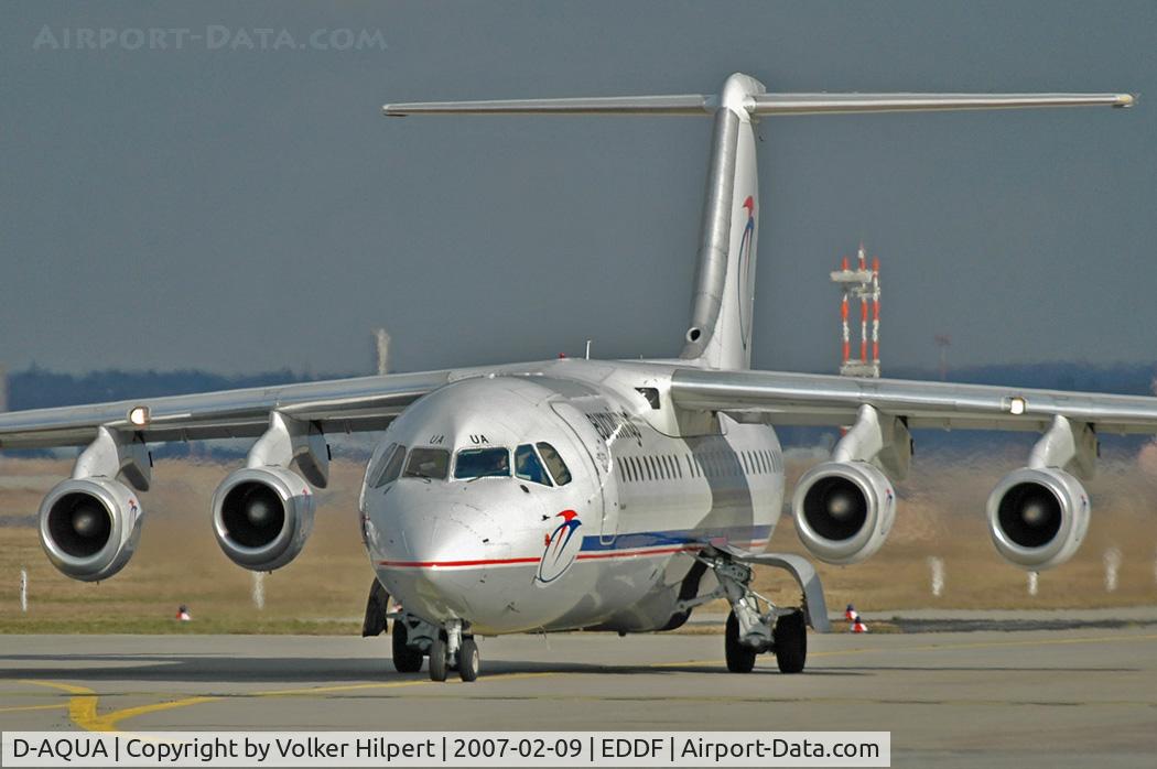 D-AQUA, 1988 British Aerospace BAe.146-300A C/N E3118, at fra