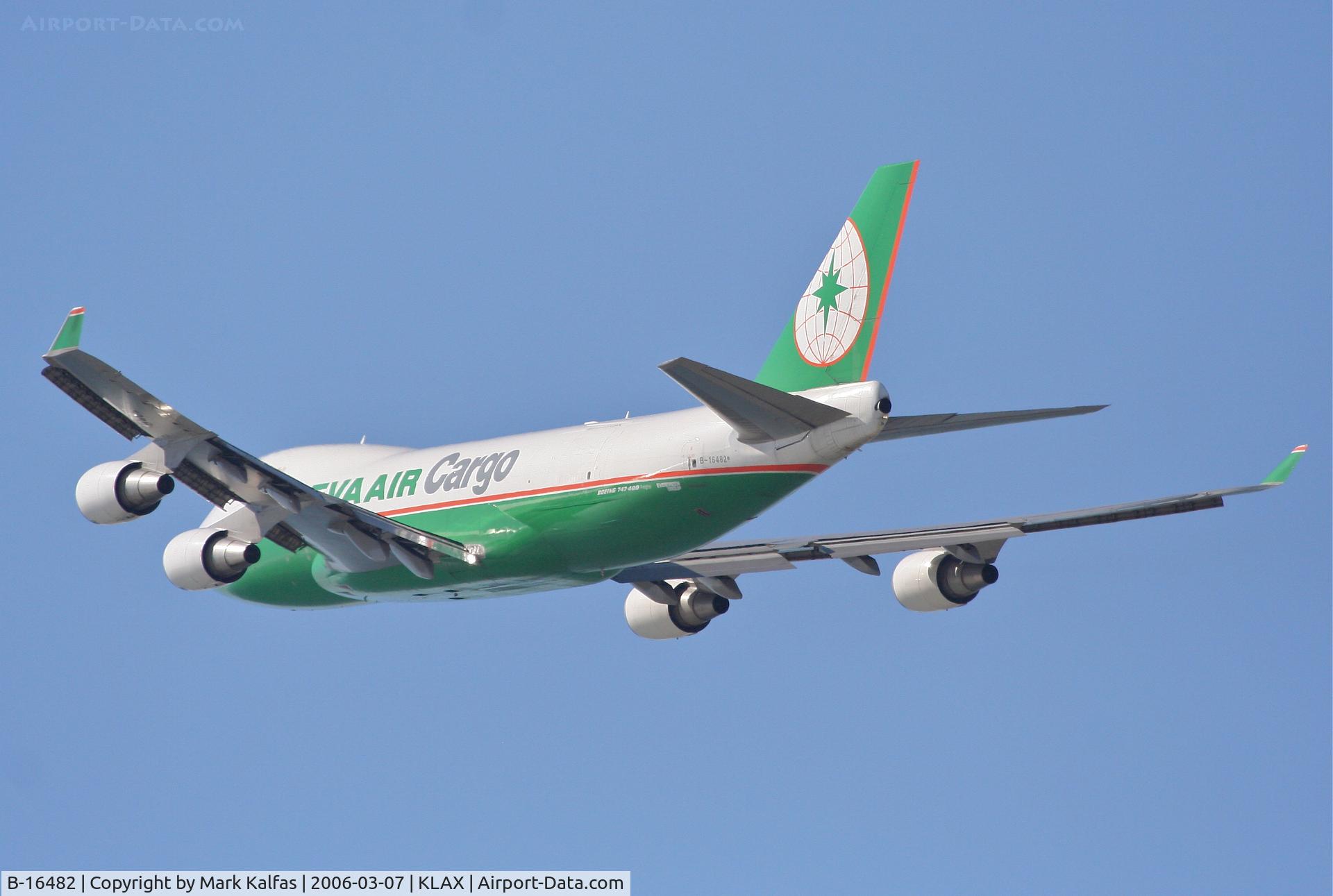 B-16482, 2001 Boeing 747-45EF (SCD) C/N 30608, EVA Boeing 747-45EF, 25L departure KLAX.