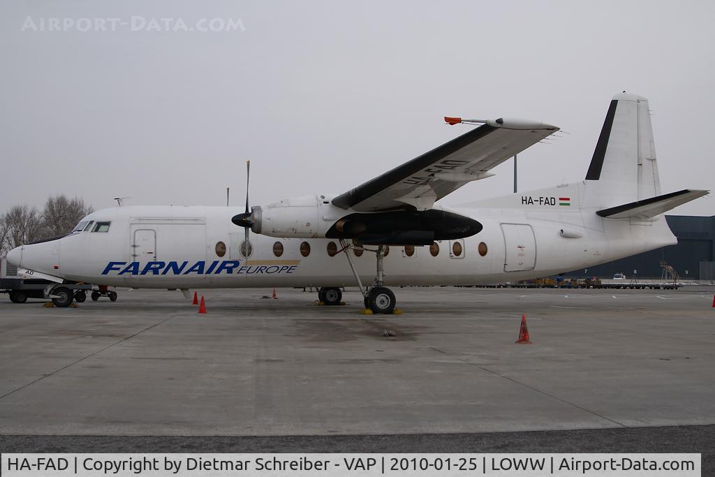 HA-FAD, 1971 Fokker F-27-500 Friendship C/N 10449, Farnair Europe Fokker 27