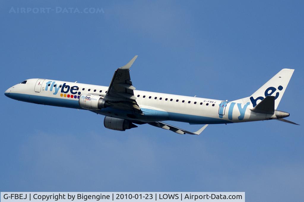 G-FBEJ, 2007 Embraer 195LR (ERJ-190-200LR) C/N 19000155, flybe