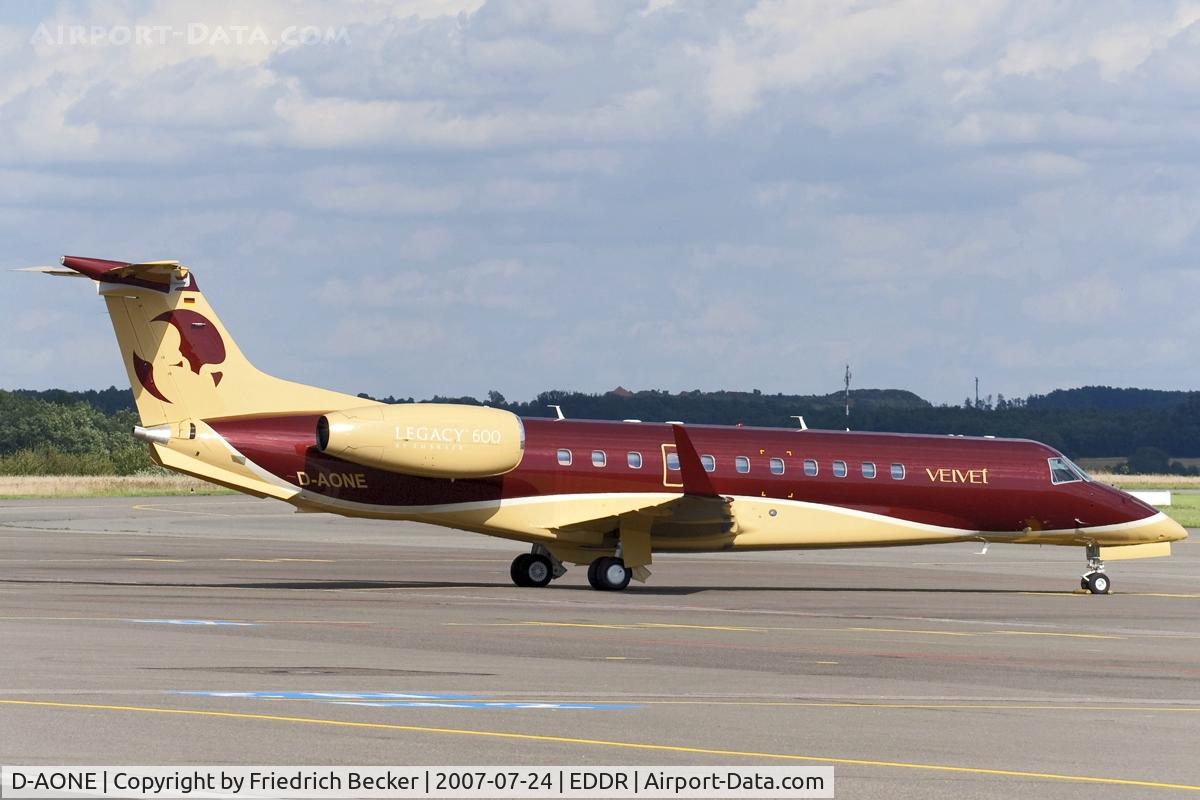 D-AONE, 2007 Embraer EMB-135BJ Legacy 600 C/N 14500988, parked at the apron