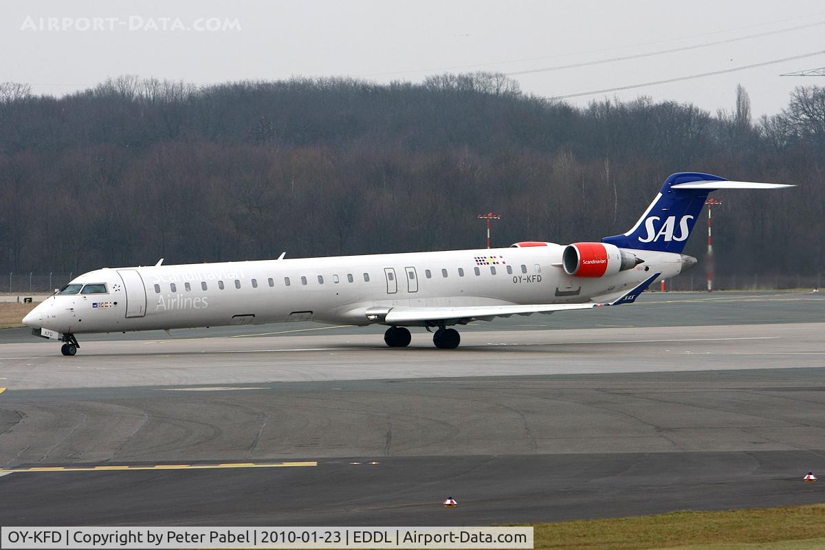 OY-KFD, 2009 Bombardier CRJ-900 (CL-600-2D24) C/N 15221, DUS Trip
