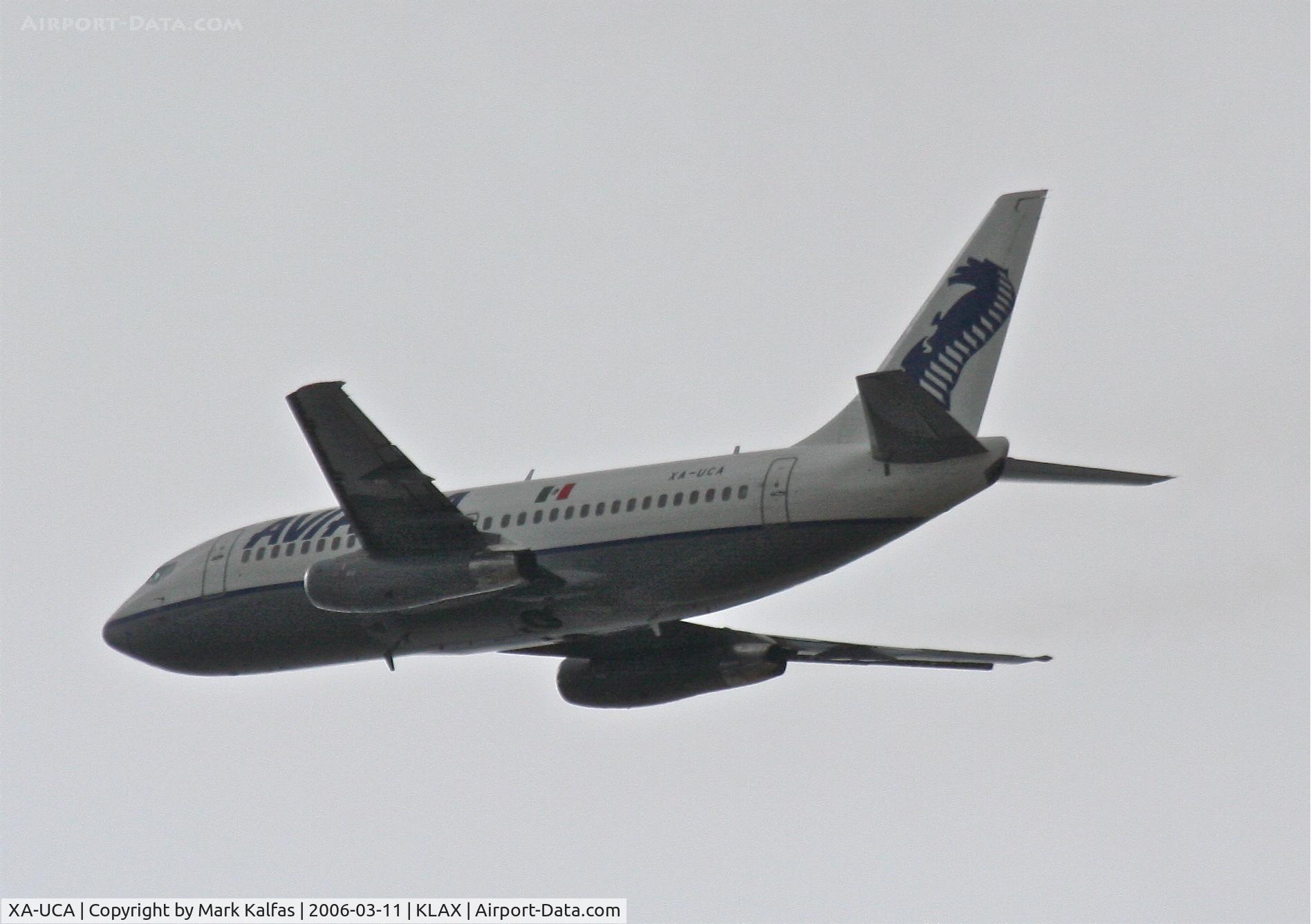 XA-UCA, 1983 Boeing 737-201 C/N 22866, AVIACSA Boeing 737-201, 25R departure, KLKAX.
