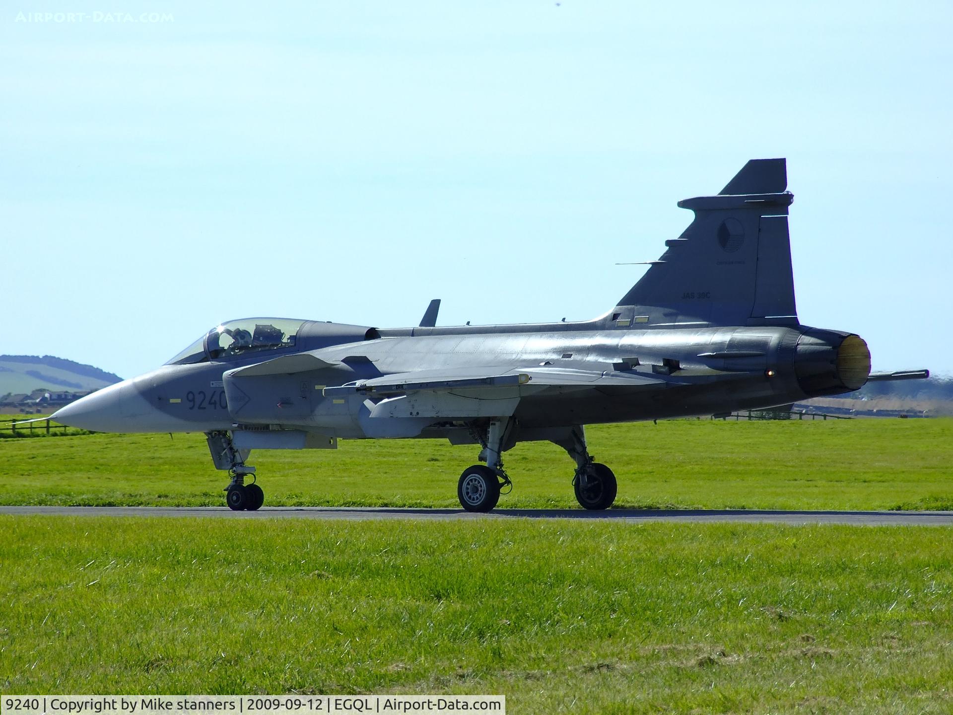 9240, 2005 Saab JAS-39C Gripen C/N 39240, Czech AF JAS-39C Gripen from 211tl at Leuchars airshow 2009