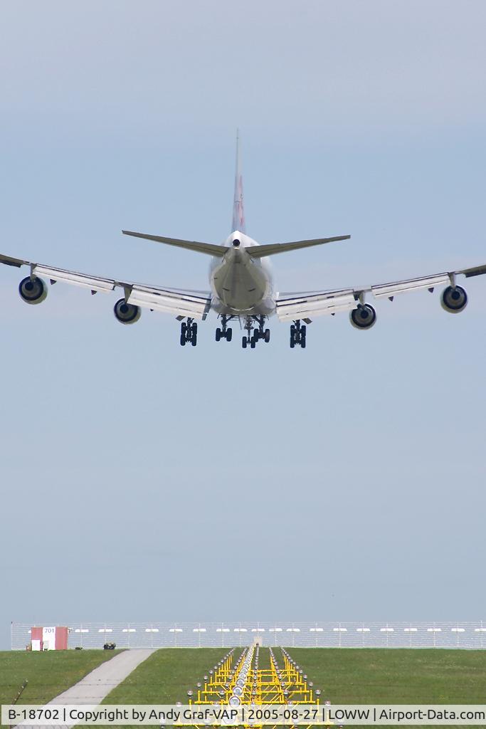 B-18702, 2000 Boeing 747-409F/SCD C/N 30760, China Airlines 747-400