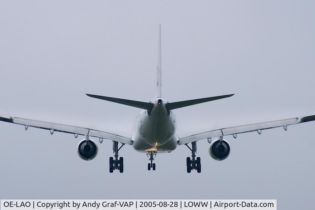 OE-LAO, 2000 Airbus A330-223 C/N 181, Austrian Airlines A330-200