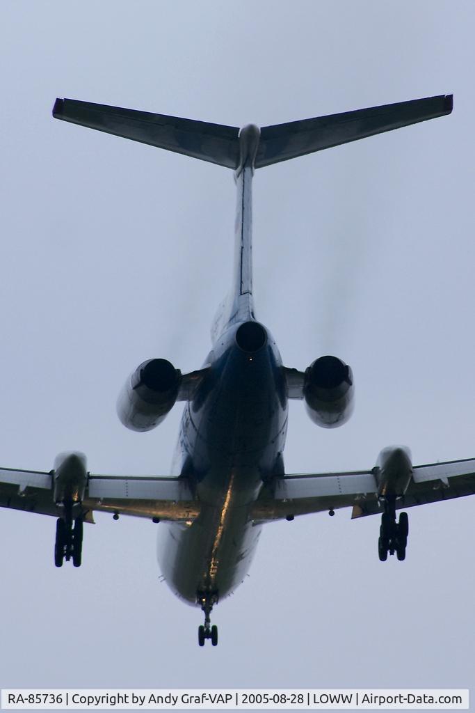 RA-85736, 1992 Tupolev Tu-154M C/N 92A918, Pulkovo Avation Tu154M
