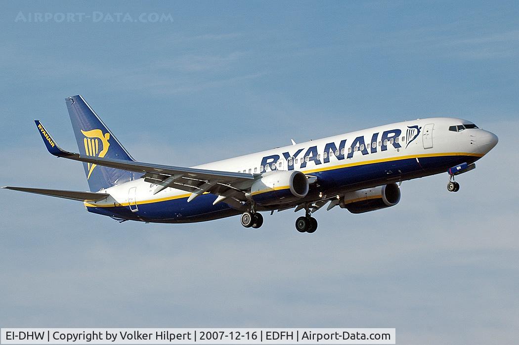 EI-DHW, 2005 Boeing 737-8AS(WL) C/N 33823, Ryanair