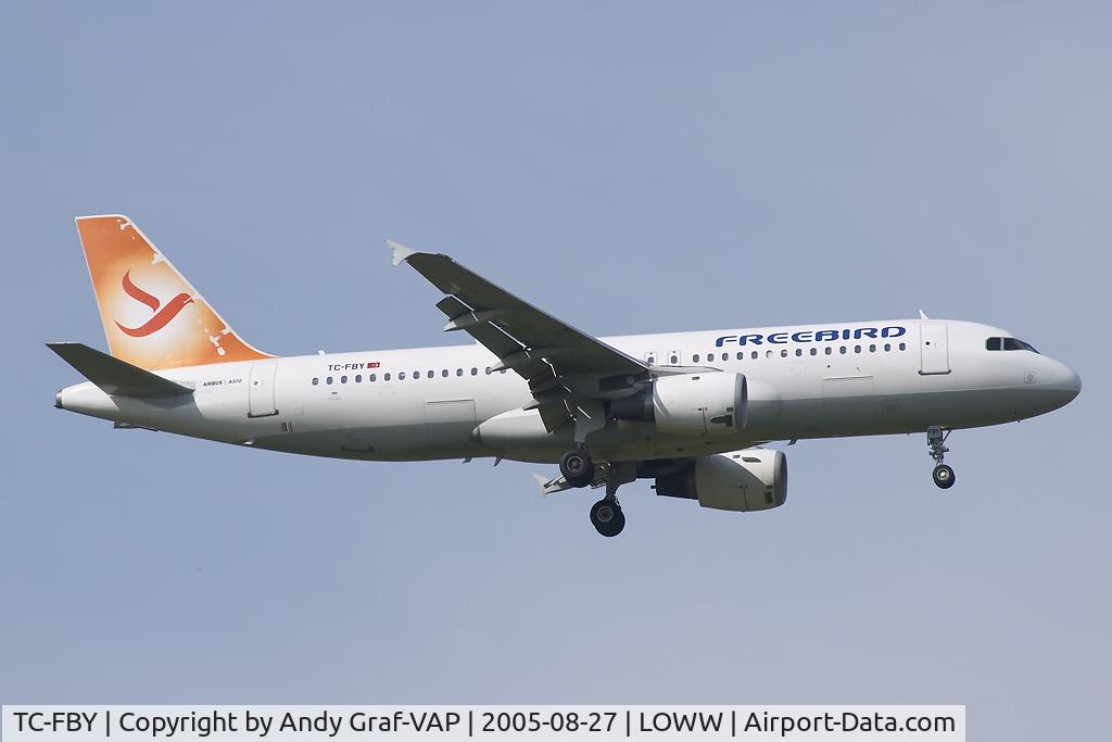 TC-FBY, 1991 Airbus A320-211 C/N 283, Freebird A320