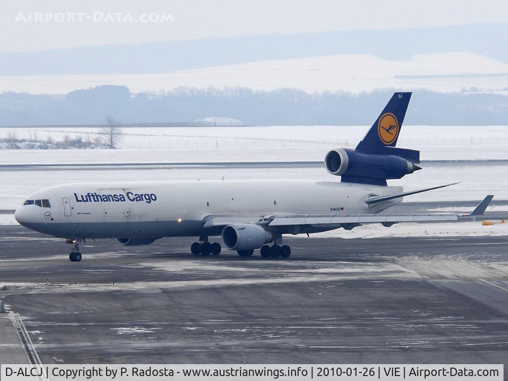 D-ALCJ, 2000 McDonnell Douglas MD-11F C/N 48802, Rare plane typ at VIE