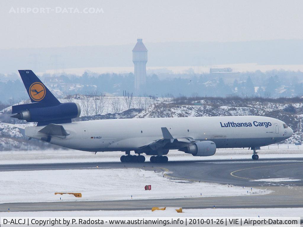 D-ALCJ, 2000 McDonnell Douglas MD-11F C/N 48802, Rare plane typ at VIE