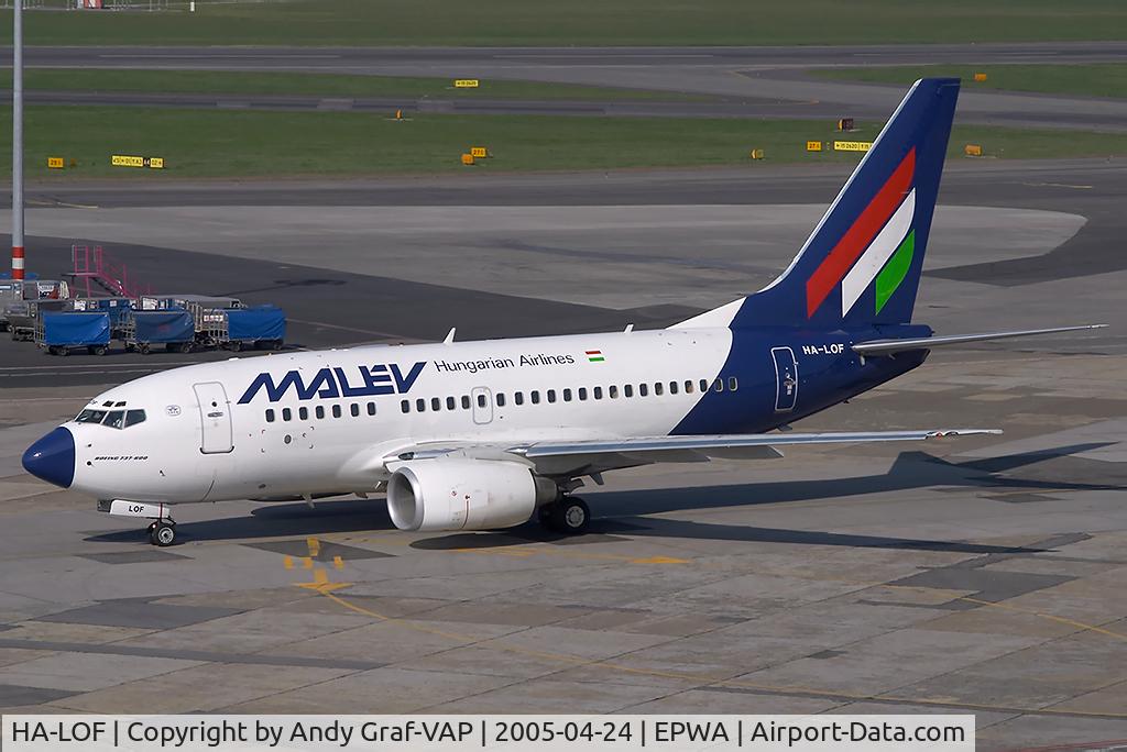 HA-LOF, 2003 Boeing 737-6Q8 C/N 29348, Malev 737-600