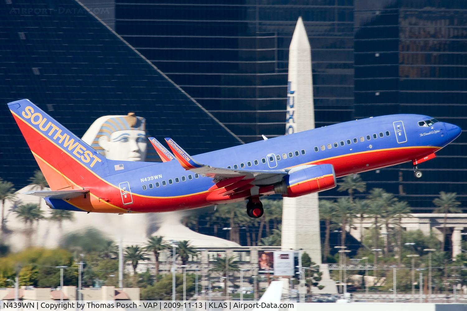 N439WN, 2003 Boeing 737-7H4 C/N 29834, Southwest Airlines