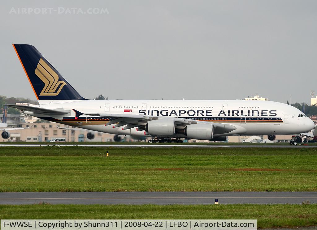 F-WWSE, 2008 Airbus A380-841 C/N 008, C/n 008 - To be 9V-SKD