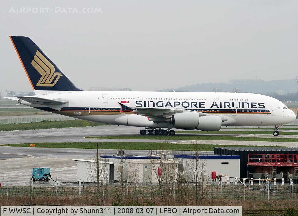 F-WWSC, 2006 Airbus A380-841 C/N 006, C/n 006 - To be 9V-SKC