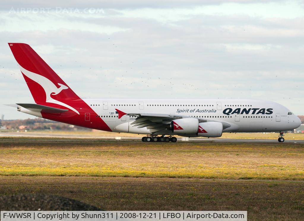 F-WWSR, 2008 Airbus A380-842 C/N 022, C/n 0022 - To be VH-OQC
