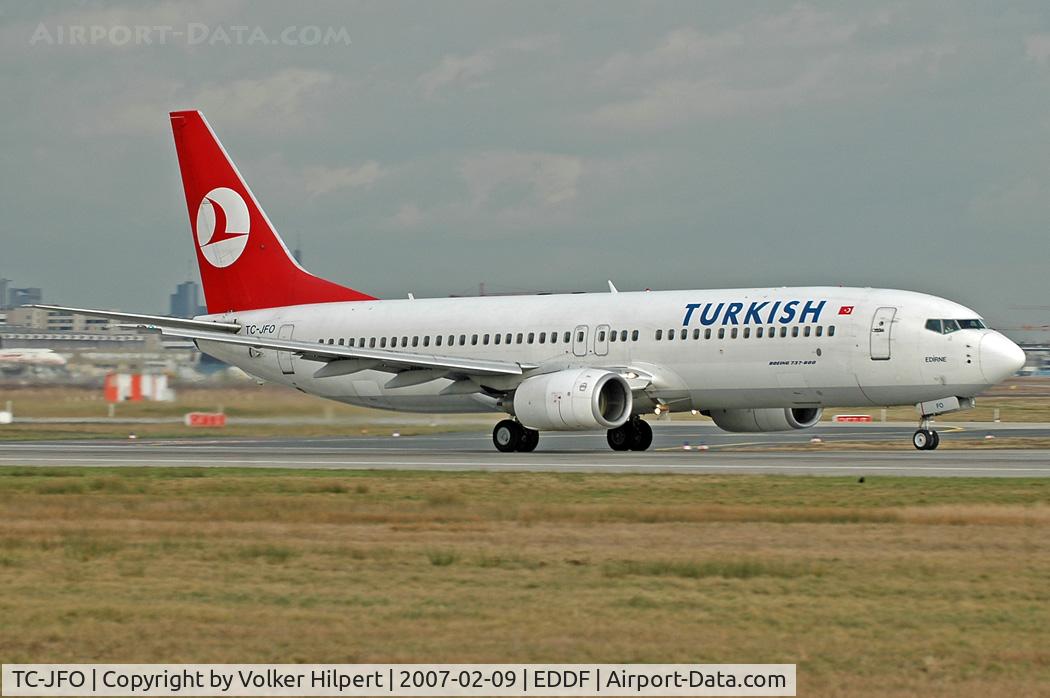 TC-JFO, 1999 Boeing 737-8F2 C/N 29777, Turkish Airlines