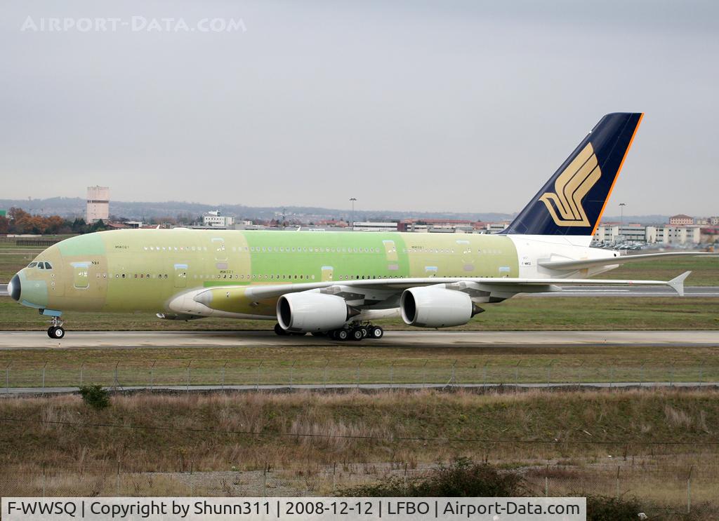 F-WWSQ, 2008 Airbus A380-841 C/N 021, C/n 021 - For Singapore Airlines
