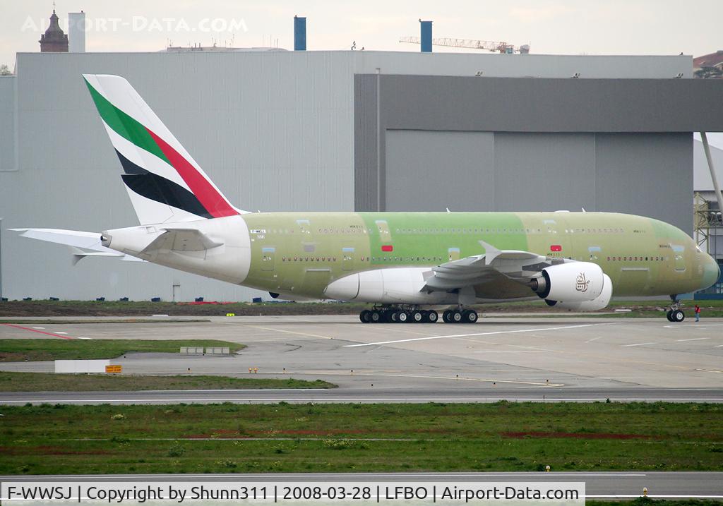 F-WWSJ, 2008 Airbus A380-861 C/N 013, C/n 013 - For Emirates as A6-EDB