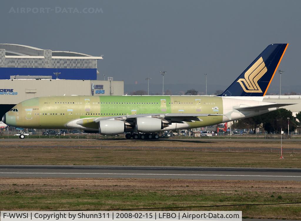F-WWSI, 2008 Airbus A380-841 C/N 012, C/n 0012 - For Singapore Airlines