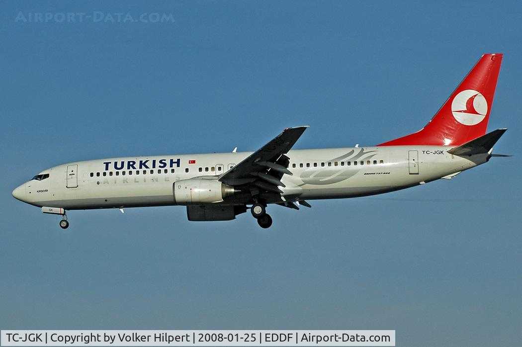TC-JGK, 2006 Boeing 737-8F2 C/N 34409, Turkish Airlines 737-800